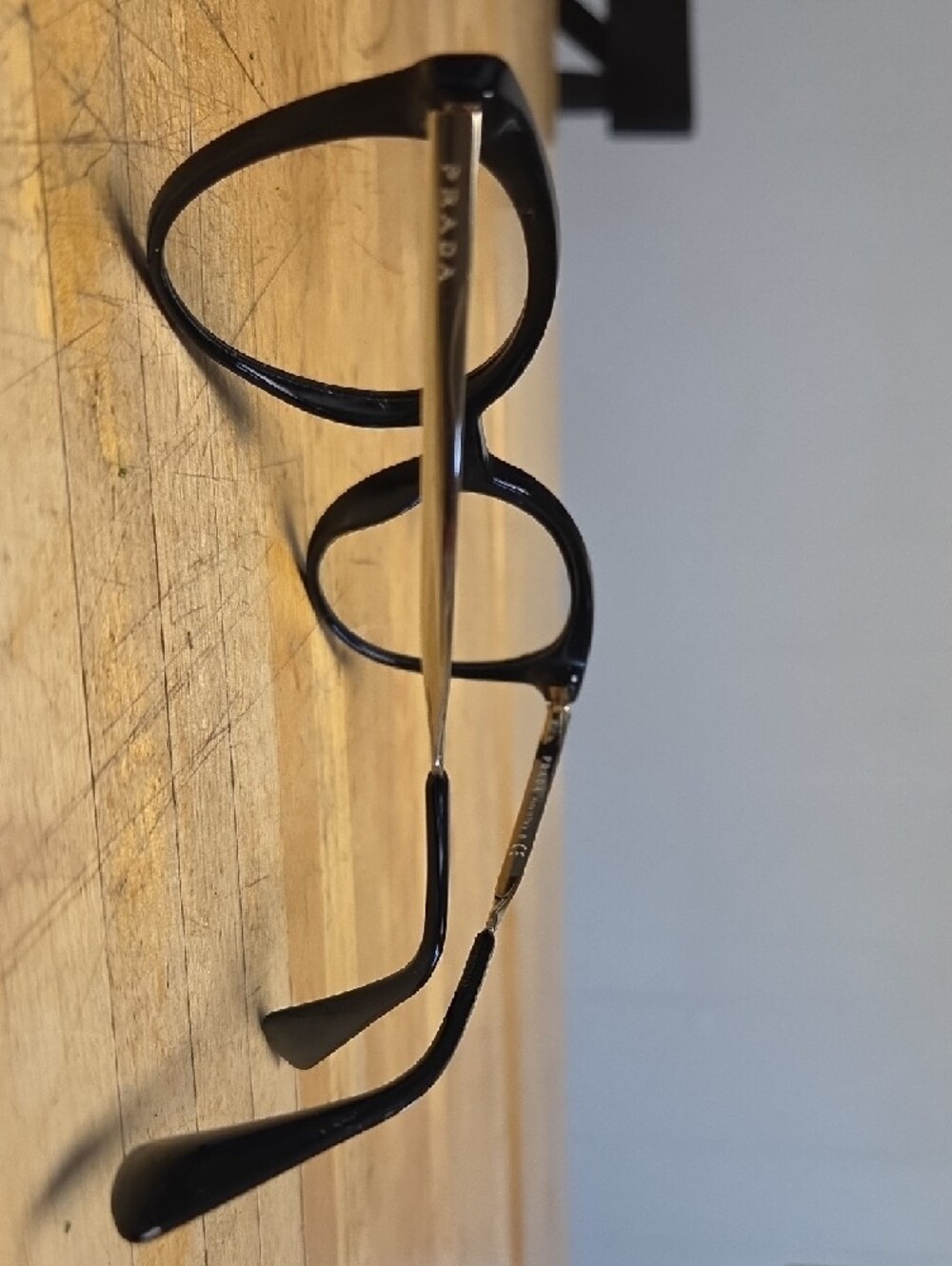 Prada Black Round Optical Glasses - Picture 3 of 7